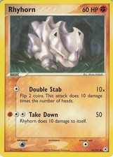 Rhyhorn Common Emerald 62/106 LP on eBay