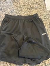 Champion Boys XL Black Warm Up Pants, Wide Leg With Pockets