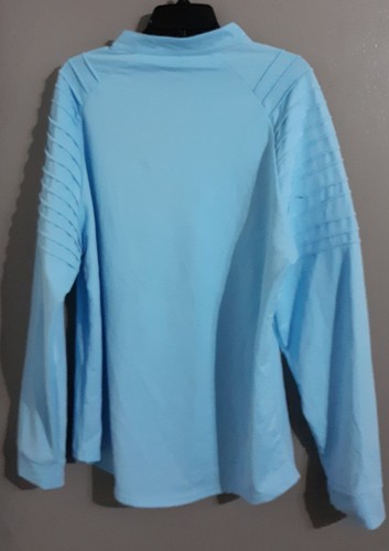 Woman’s Unbranded Long Sleeve Pullover Blue Career/casual Blouse Too. Sz 3xl - Picture 9 of 9