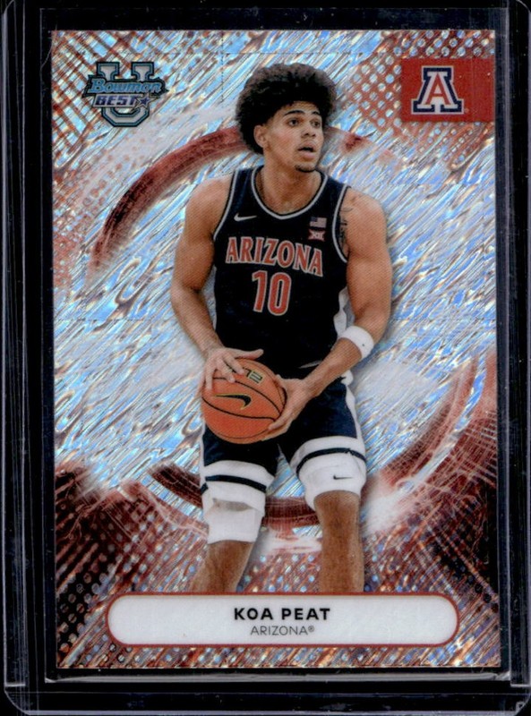 2025-26 Bowman Best University Koa Peat Shimmer Refractor #11 Wildcats