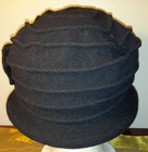 Women's Parkhurst Elegant Black Wool Hat with flower New w Tags made in Canada — photo 6