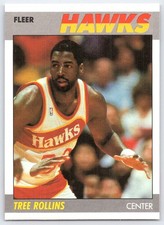 1987-88 Fleer #94 Tree Rollins Atlanta Hawks