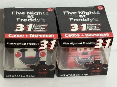 Radz CUBEZ Five Nights at Freddy's 3 IN 1 (2) SINGLE PACK TOY  Candy Dispenser(C