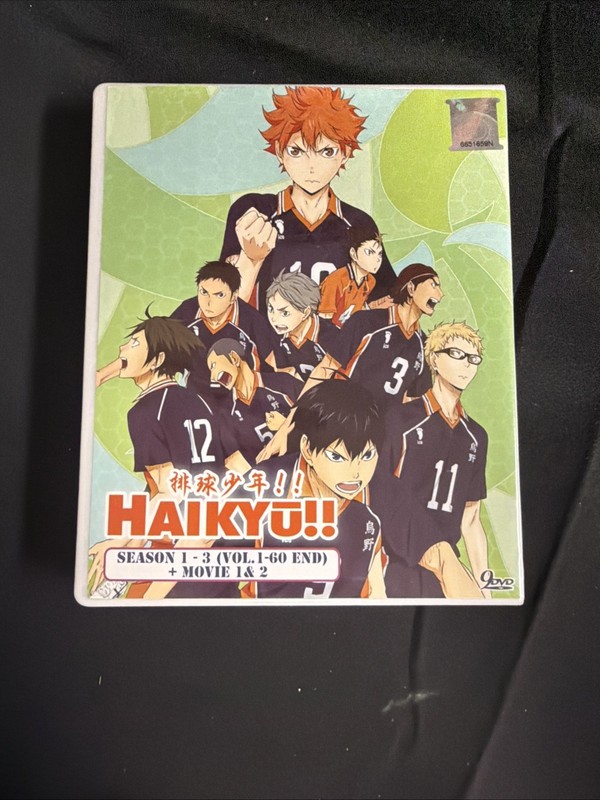 Haikyu!! DVD Collection Seasons 1-3,