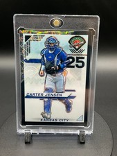 2025 Panini Prospect Edition #154 Carter Jensen Black Velocity Holo Prizm /39