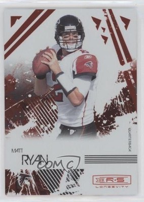 2009 Donruss Rookies & Stars Longevity Ruby 48/150 Matt Ryan #4 fm1