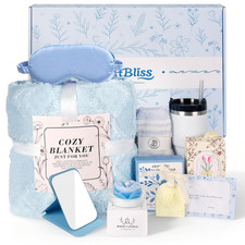 Spa Gift Baskets for Women, Self Care Gift Basket, Comfort Baskets for Women, Ge