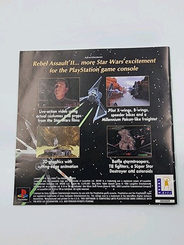 Star Wars Dark Forces für Sony PlayStation 1 PS1 (1997) CIB komplett - Bild 14 von 20