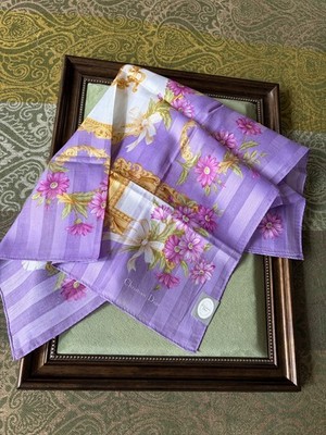 Authentic Brand New Vintage Christian Dior Cotton Scarf