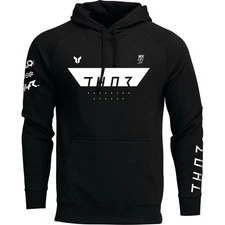 Thor Rogue Pullover Hoodie - Black - Large 3050-7031