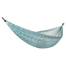 BH-406WCA Bliss Hammocks Mesh Edition Hammock Light Blue Palmtree Tree