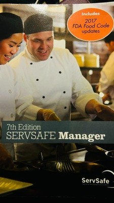 7th Edition ServSafe Manager Text Book with 2017 FDA Food Code
