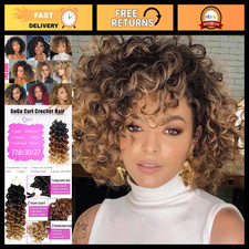 7 Packs 10 Inch Curly Crochet Hair for Black Women - GoGo Curl Style, Easy Insta
