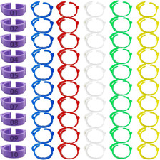 Large Poultry Leg Bands, 60 Pcs Chicken, Duck, Guinea, Goose, Gamefowl, Turke...