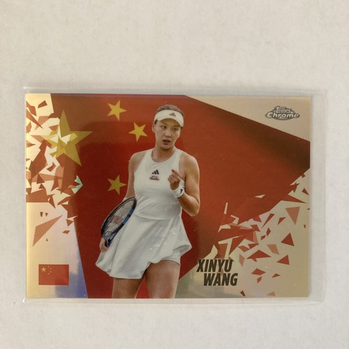 Xinyu Wang #PPR-XW 2024 Topps Chrome Patriotic Pride card