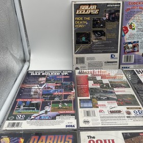 Sega Saturn Game Lot 10 Games In Total All Discs Great Shape! Boxes Have Wear!