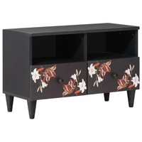 StauraumschräNke Mehrfarbig 70 X 33,5 X 46 Cm Massivholz Mango