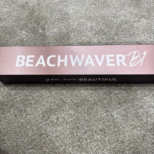 BEACHWAVER Co. B1 Rotating Curling Iron Midnight Rose Even Heat Distribution 1"