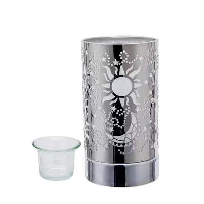 Silver Galaxy Touch Lamp, Essential Oil Diffuser and Wax Warmer