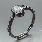 Jewellery gem Natural Blue Topaz Ring 925 Sterling Silver Size 7.25 /R465728