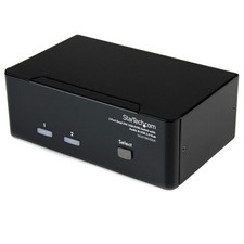 StarTech SV231DD2DUA 2 Port Dual DVI USB KVM Switch with Audio  USB 2.0 Hub