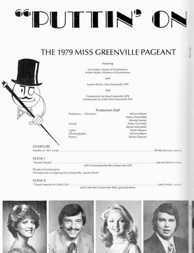 1979 Miss Greenville Pageant 12 Page Program FREE SHIPPING - Picture 2 of 4
