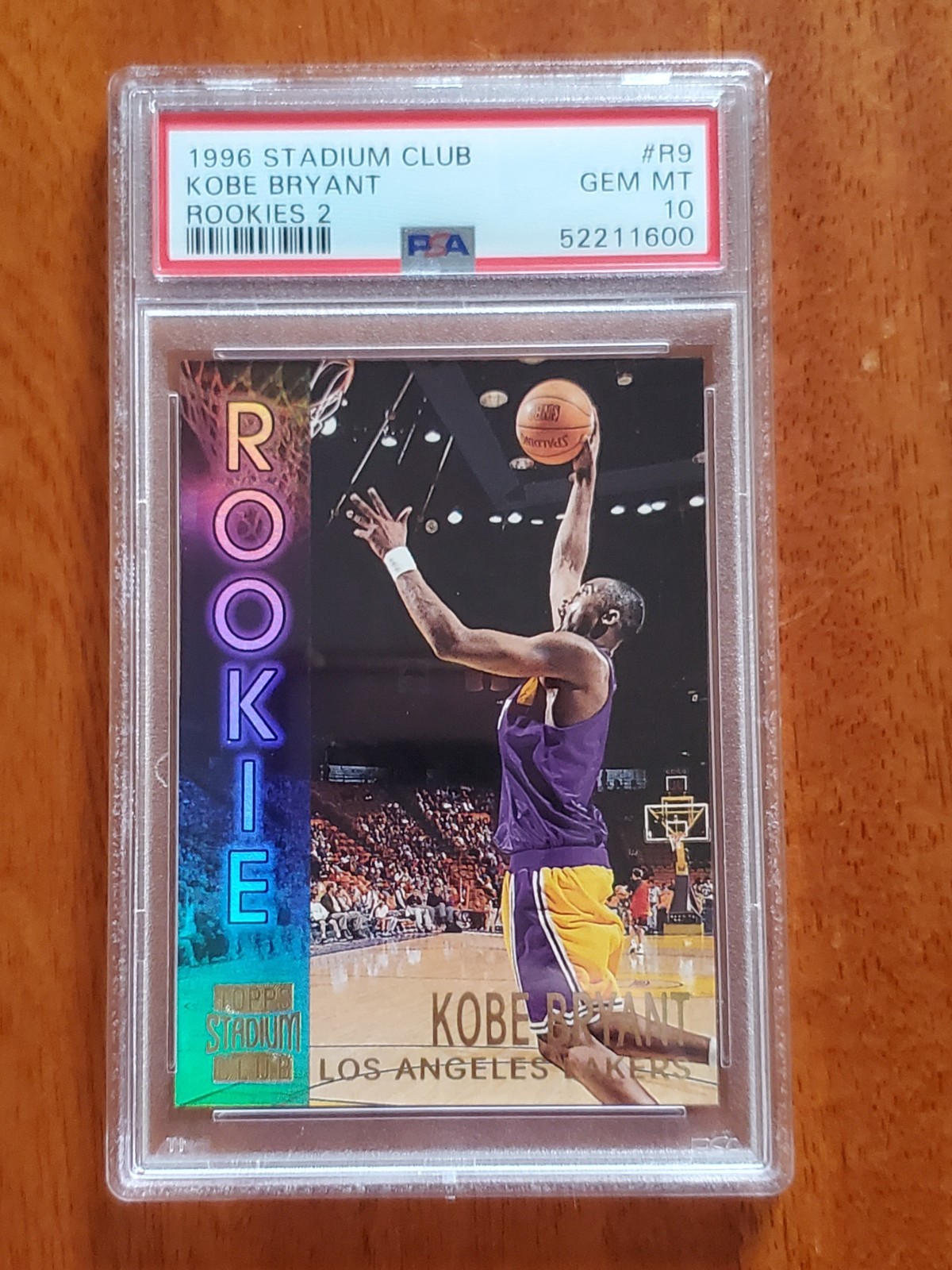 Kobe Bryant 1996 Topps Stadium Club #R9 Rookies 2 Price Guide 