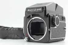 Read Exc 5 Mamiya M645 AE Finder Medium Format Camera 120 Film Back From JAPAN