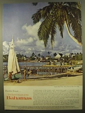 1961 Bahamas Tourism Advertisement - photo by John Lewis Stage - Paradise found