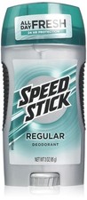 Speed Stick Deodorant for men, Regular, 3 Oz. Pack of 1