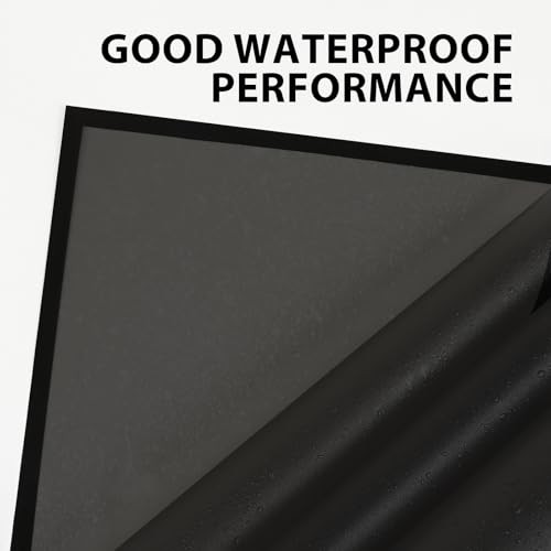 20 Sheets Flower Wrapping Paper - Waterproof Black Floral Translucent Black - 第 3/6 張圖片