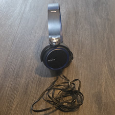 Sony MDR-XB400 Wired On-Ear Headphones Headband Black/Blue Used