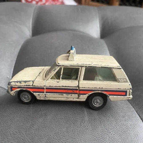 Vintage 1970’s Dinky Toy Range Rover in the making of a Police Car.