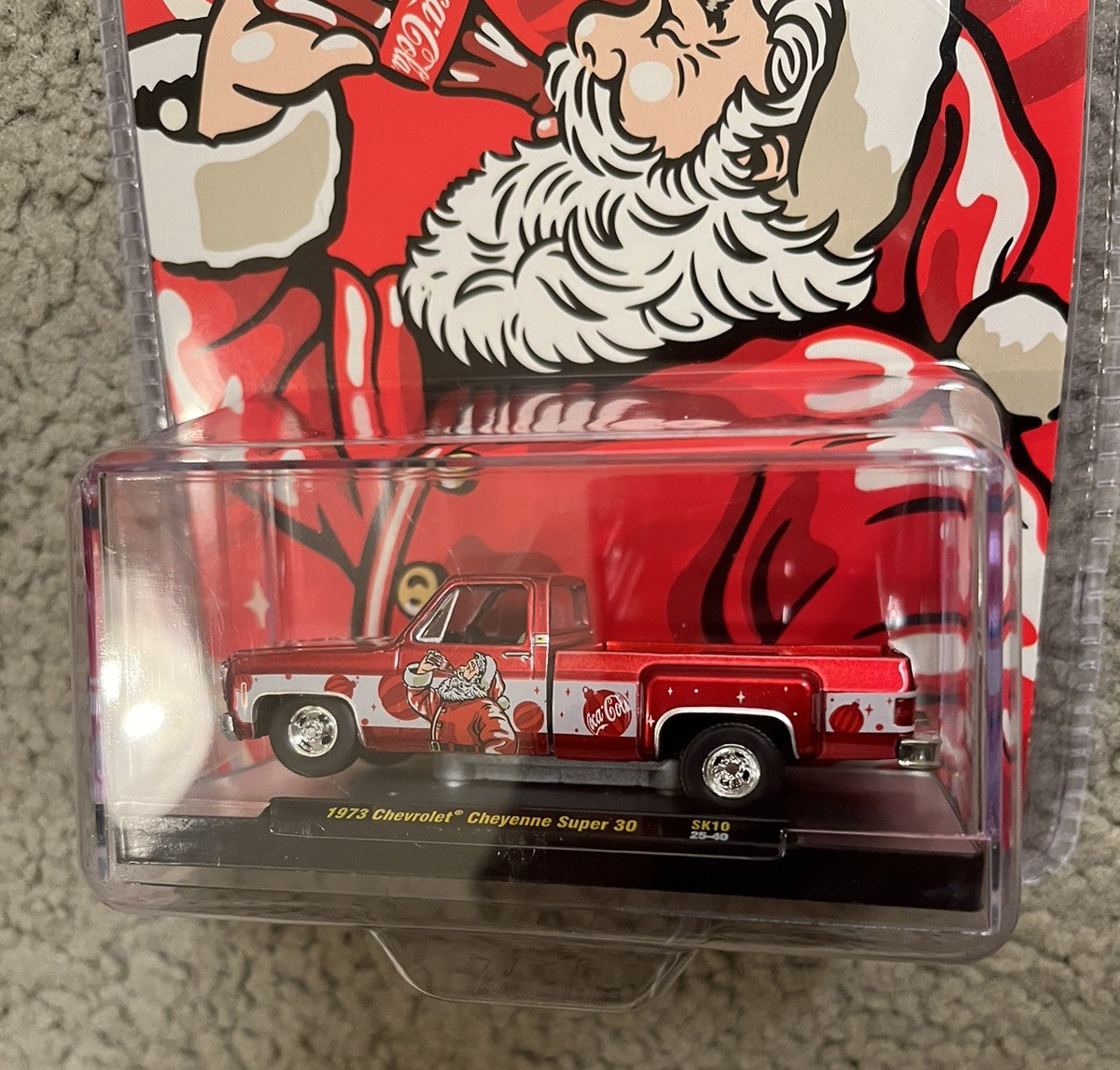 M2 Machines 1973 Chevrolet Cheyenne Super 30 Christmas 2025 RED