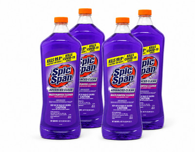 Spic and Span Multi-Surface Floor Cleaner Lavender 34 oz 4 Pack