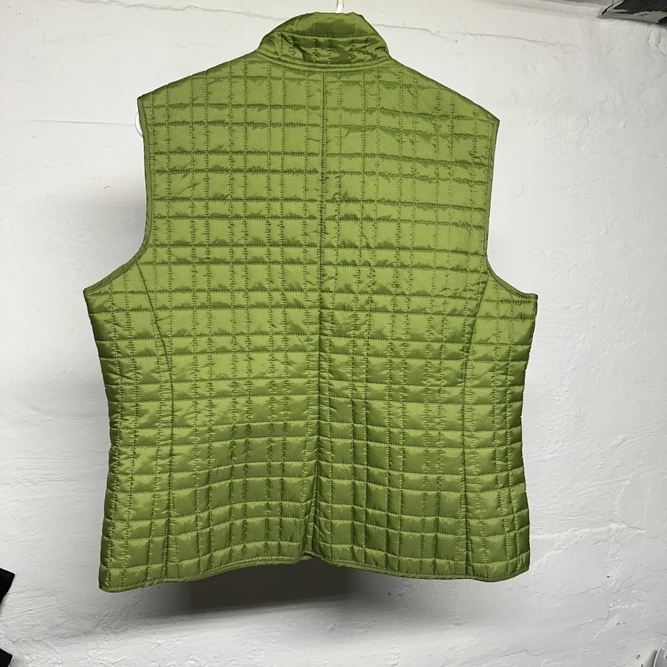 Evan Picone Mujer XL Nylon Verde Cremallera Mejor con Bolsillos Foto 4 de 4