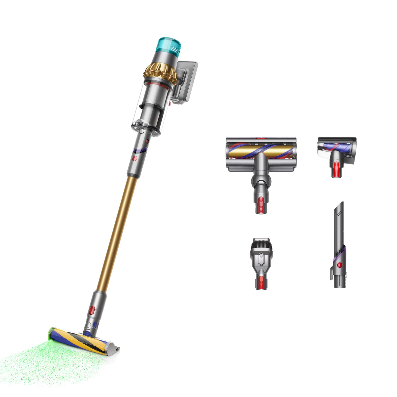Dyson V15 Detect Absolute Cordless Vacuum | Iron/Gold | Refurbished