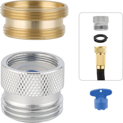 Faucet to Garden Hose Adapter Kit, Female to Male Sink Brass Garden Hose Attachm