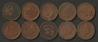 INDIAN HEAD CENT  ASSORTMENT 10 pcs.  ---  YHDT