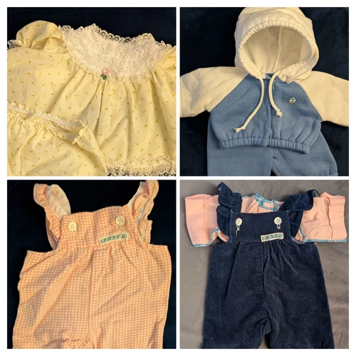 Vintage Cabbage Patch Kids Doll Clothes Lot Nice Condition