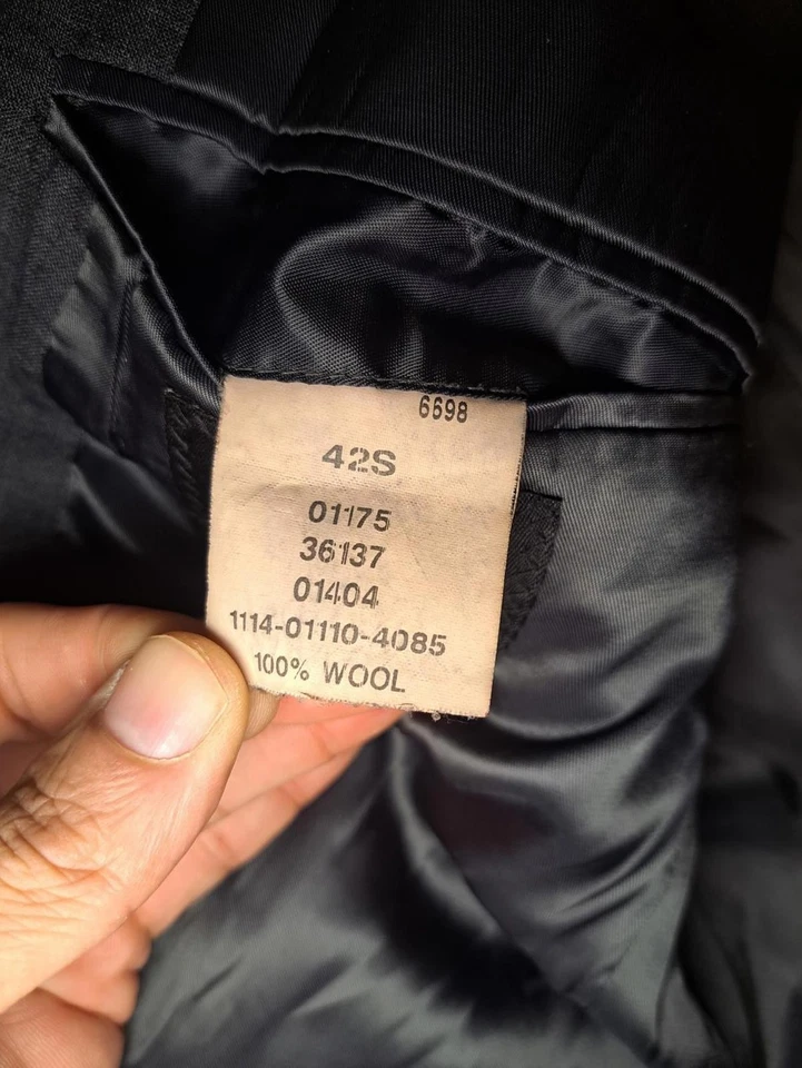 Jos a Bank Sport пальто костюм куртка мужская 42S серый 100% шерсти  - Изображение 3 из 4