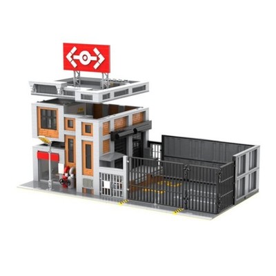 MOC-158689 Store House Modular Building with Interior Design 2420 Pcs