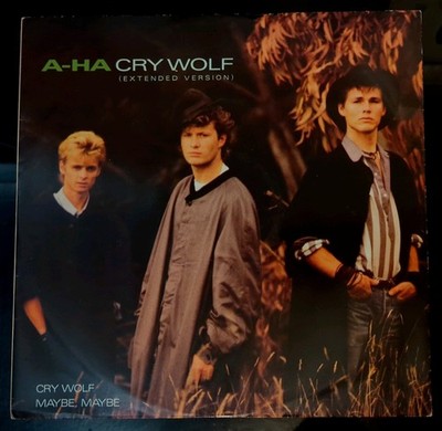 A-ha Cry Wolf (Extended Version) 1986 UK 12'' Vinyl Single 3 Track 80s Synth Pop