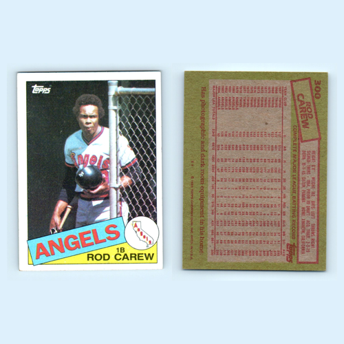 Rod Carew Lot 6 Baseball Cards 1981 Fleer California Angels Set Collection MLB - Picture 5 of 8