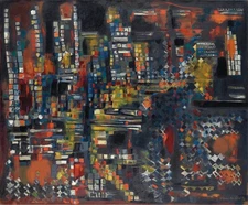 Red and Yellow : Maria Helena Vieira da Silva : Archival Art Print