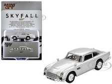 ASTON MARTIN DB5 RHD DAMAGED 007 JAMES BOND "SKYFALL" 1/64 BY MINI GT MGT00913