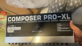 Behringer Composer PRO XL MDX2600 2 Channel Compressor Limiter Gate