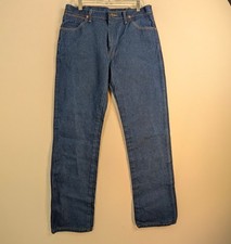 Wrangler 13MWZ Jeans Men's 35x32 High Rise Rigid Cowboy Cut Straight Jeans EUC