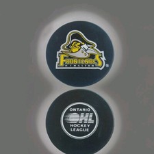 KINGSTON FRONTENACS OFFICIAL OHL HOCKEY PUCK VEGUM MFG. MADE IN SLOVAKIA 🇸🇰