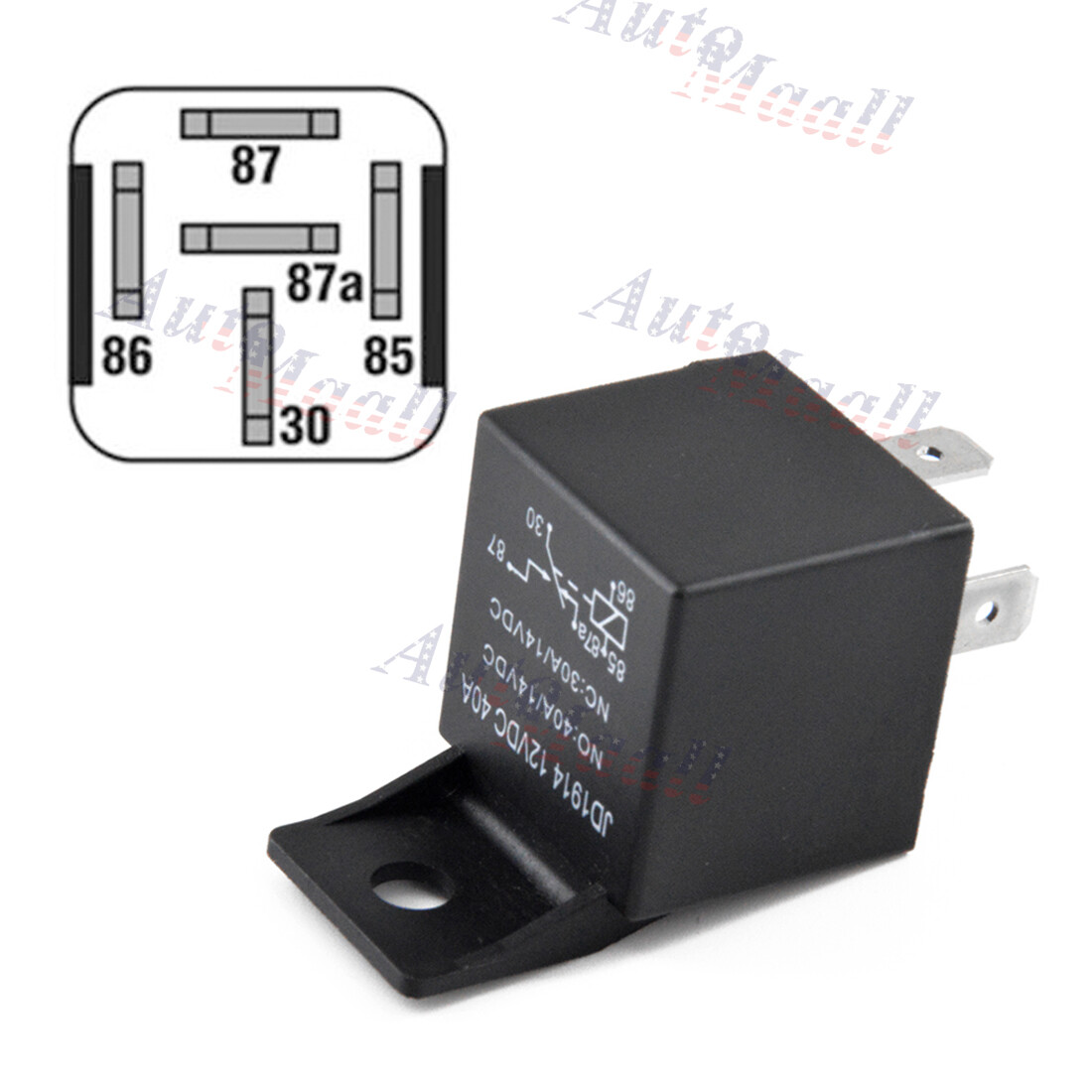 12V 5-pin Relay 2 Pack 12V Starter Relay Switch For Harley - Foto 8